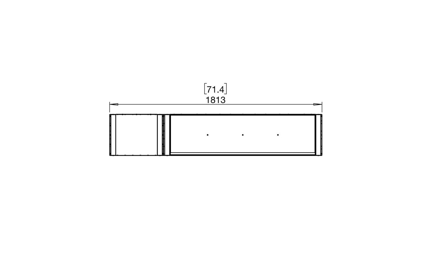 EcoSmart - Flex Fireplace 68IL.BX1 - Island - Black