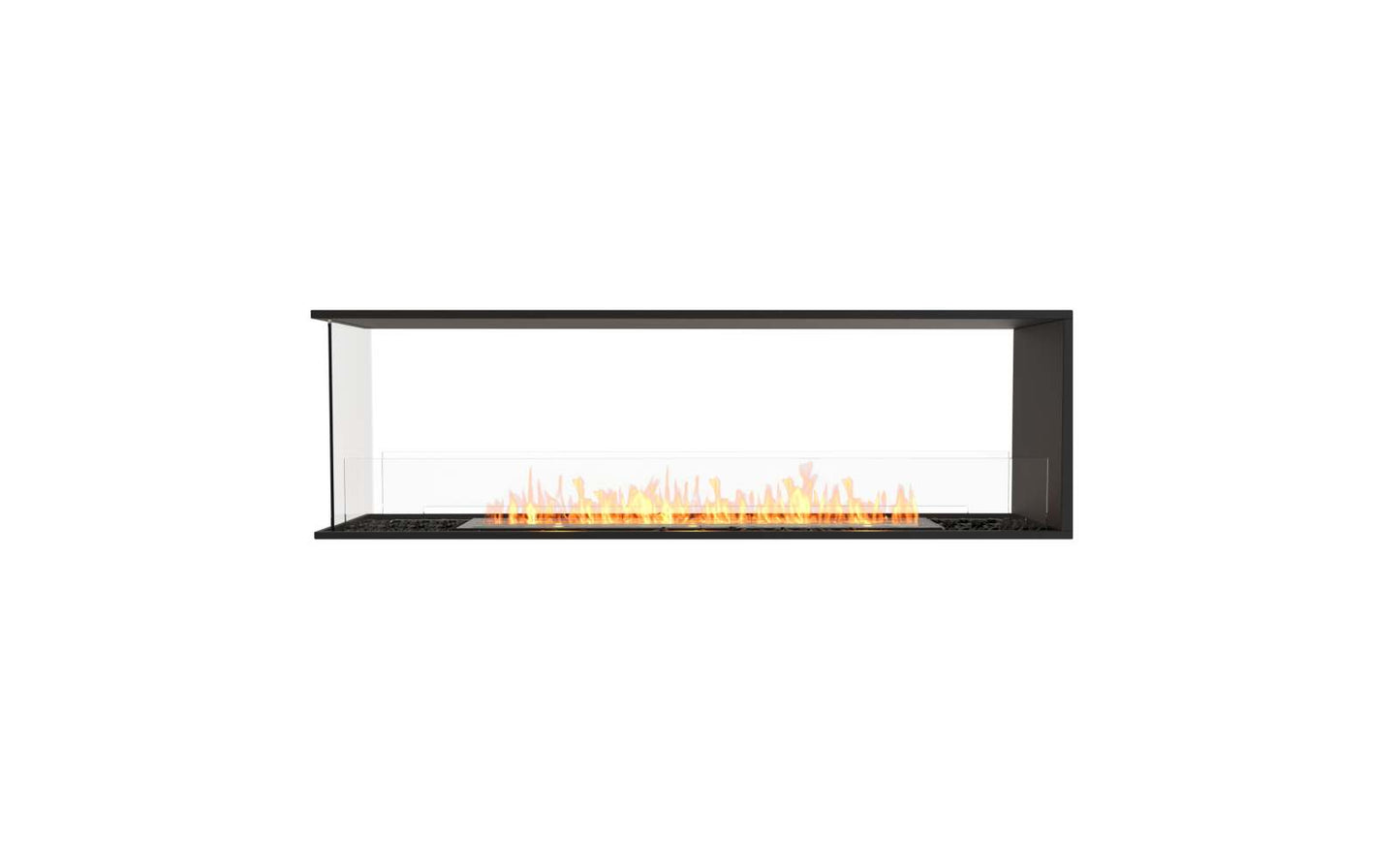 EcoSmart - Flex Fireplace 68PN - Peninsula - Black