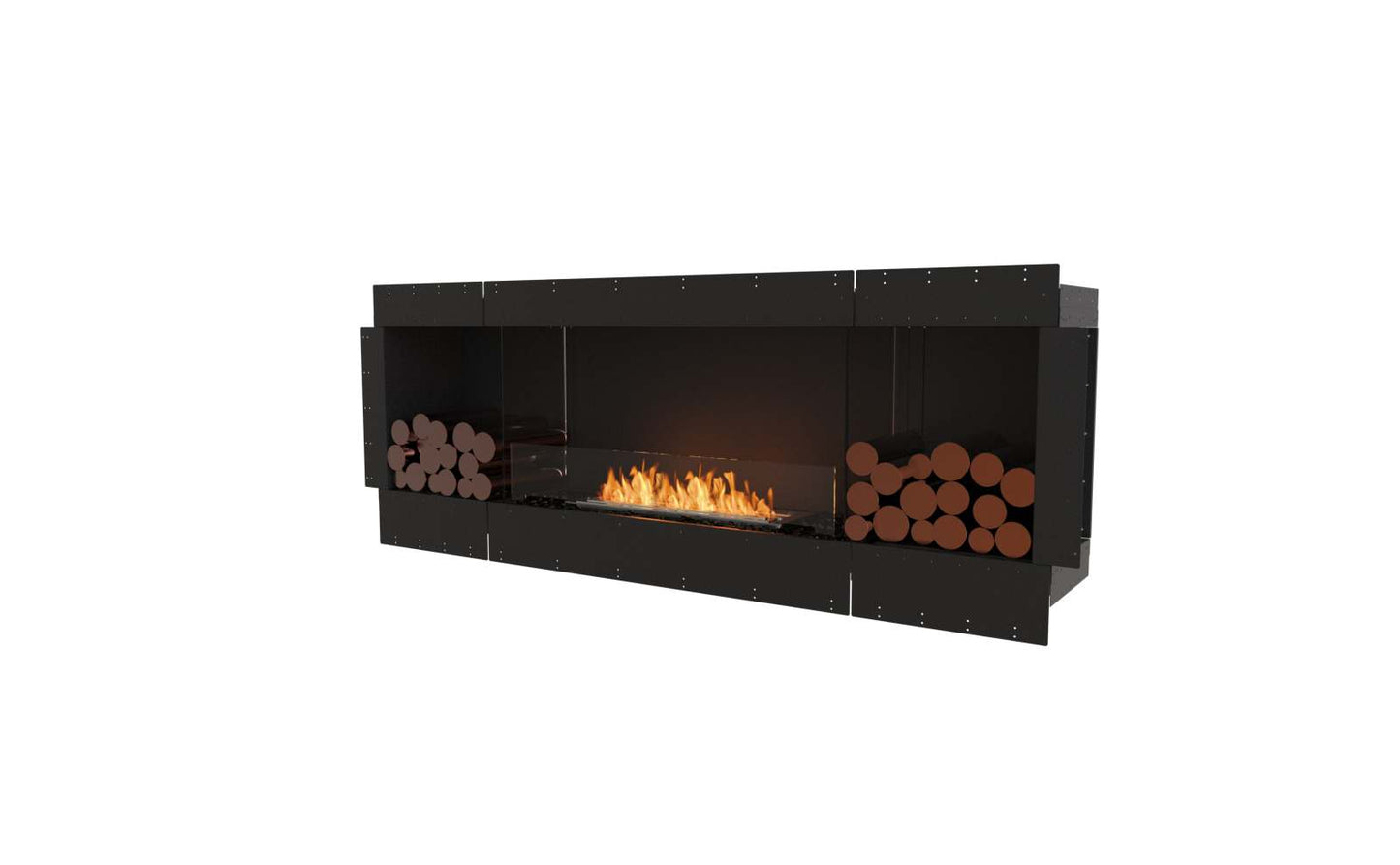 EcoSmart - Flex Fireplace 78SS.BX2 - Single Sided - Black