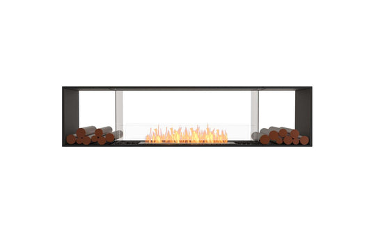EcoSmart - Flex Fireplace 86DB.BX2 - Double Sided - Black