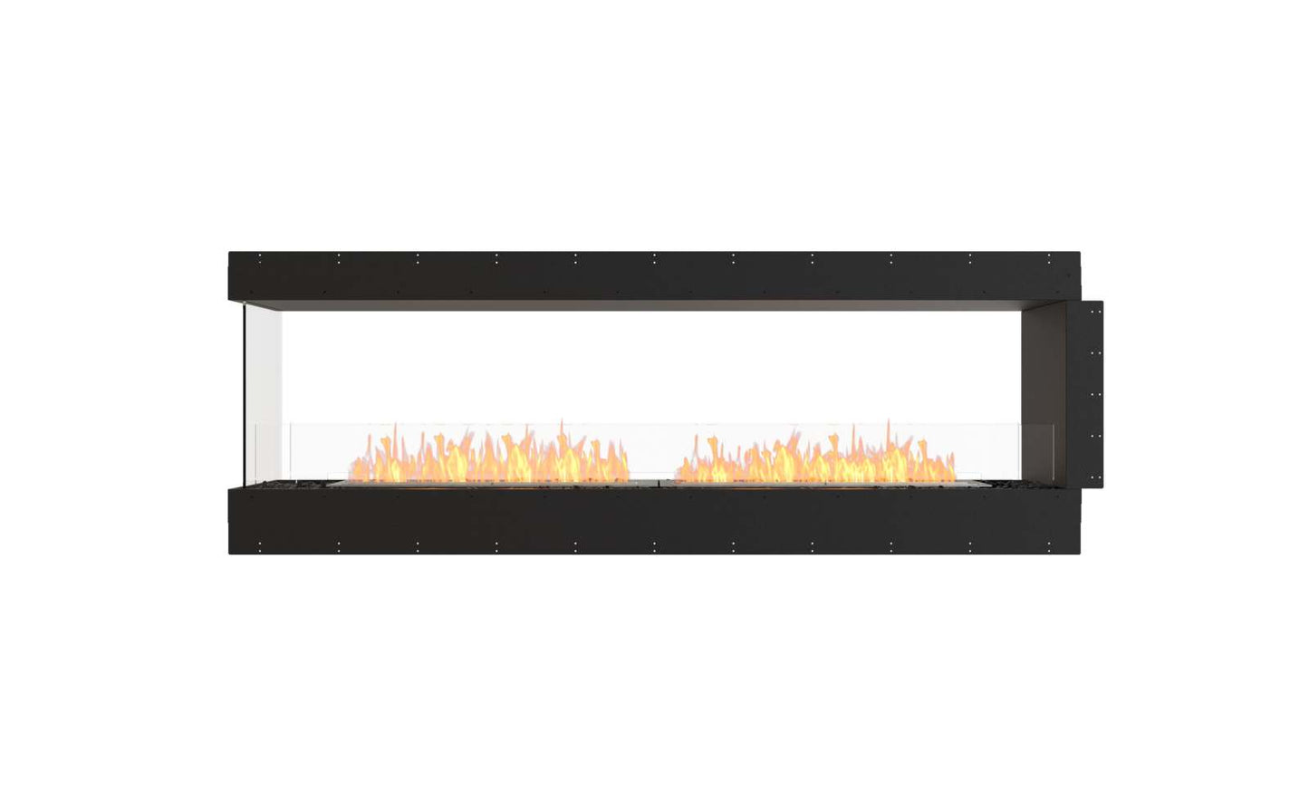 EcoSmart - Flex Fireplace 86PN - Peninsula - Black