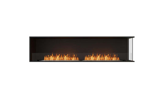 EcoSmart - Flex Fireplace 86RC - Right Corner - Black