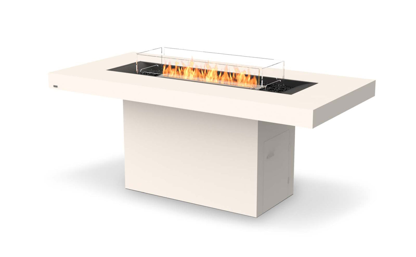 EcoSmart Fire - Gin 90 (Bar) - Fire Pit Table - Bone