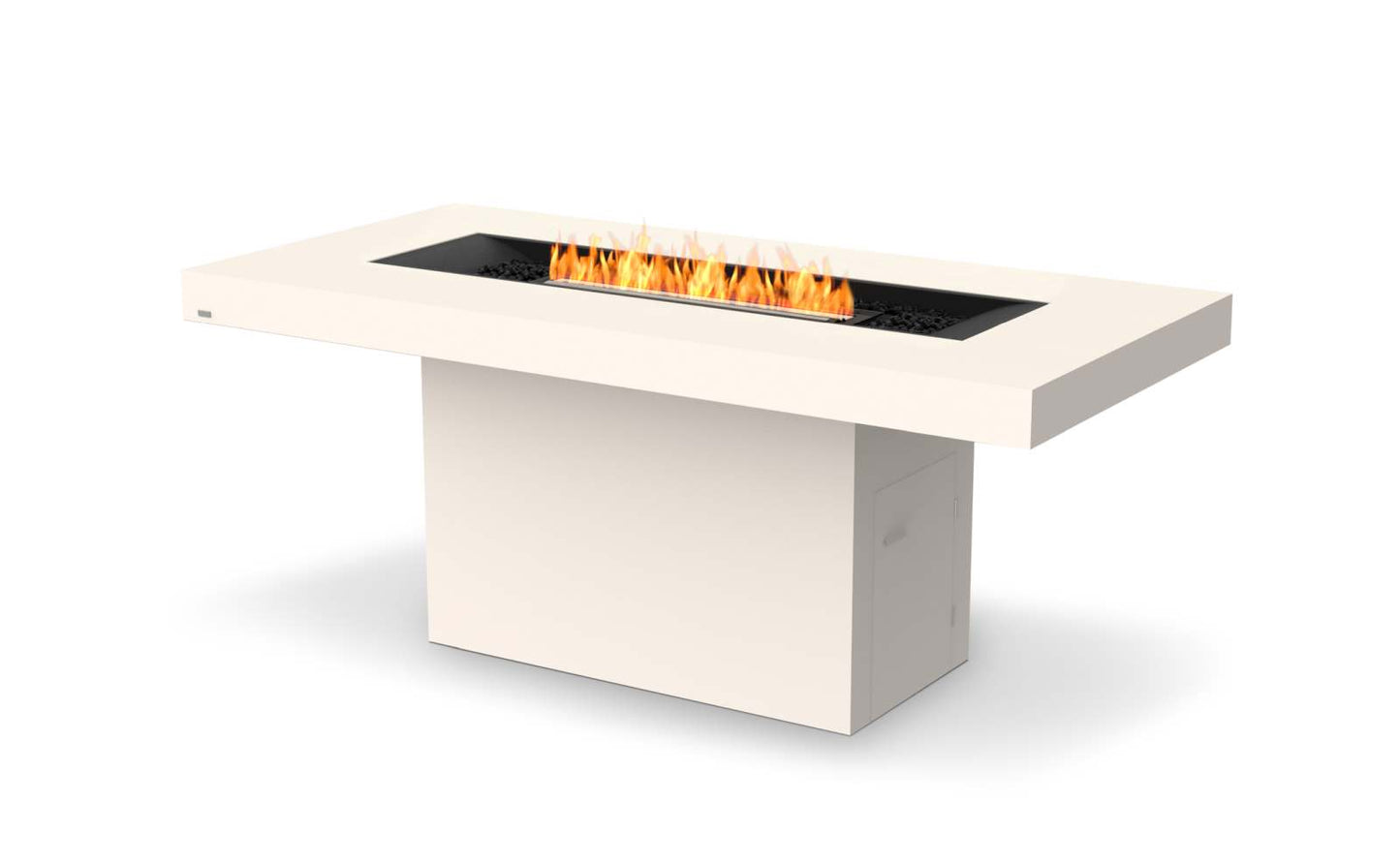 EcoSmart Fire - Gin 90 (Bar) - Fire Pit Table - Bone