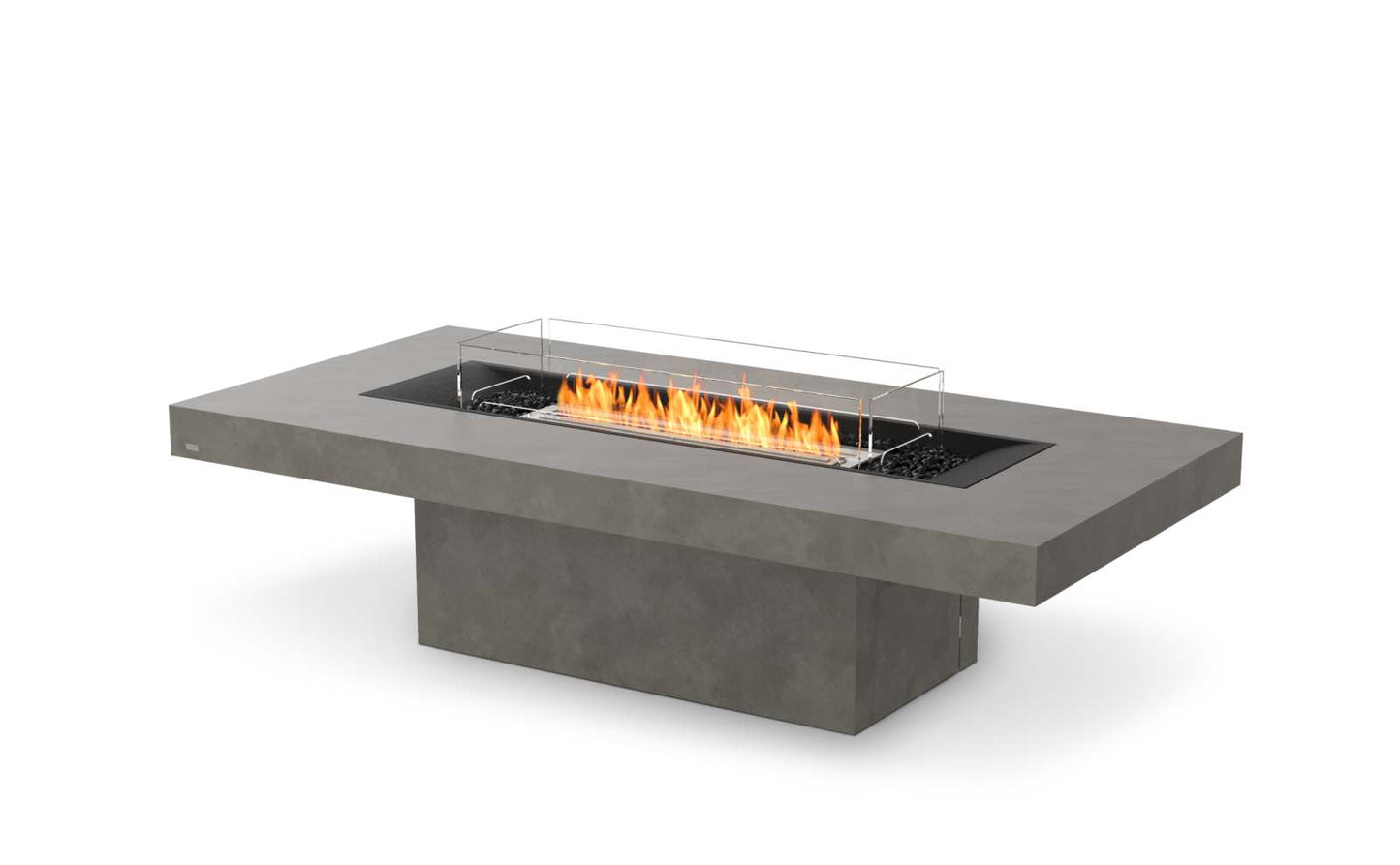 EcoSmart Fire - Gin 90 (Chat) - Fire Pit Table - Natural