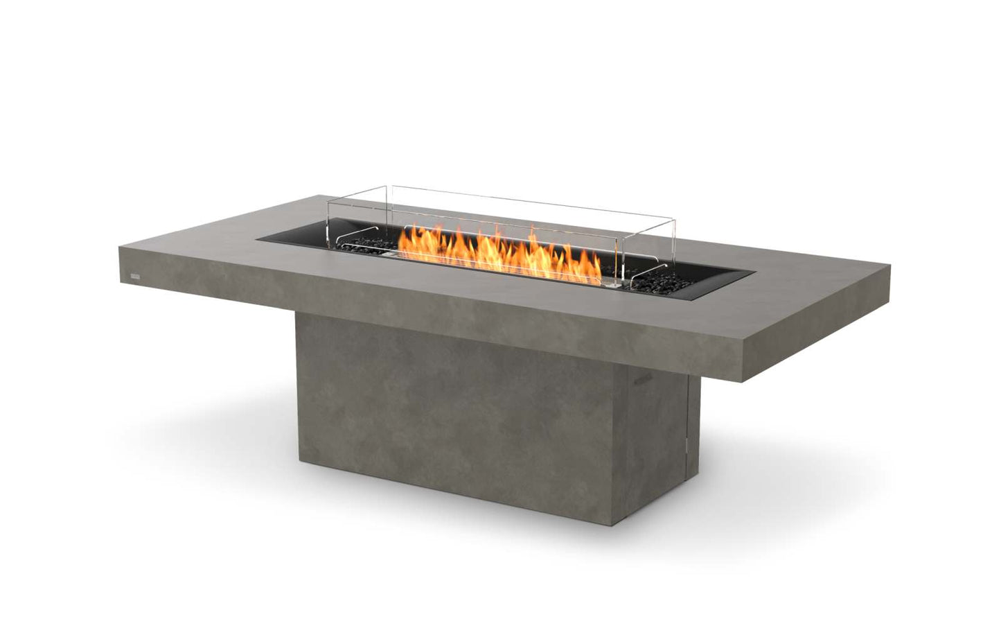 EcoSmart Fire - Gin 90 (Dining) - Fire Pit Table - Natural