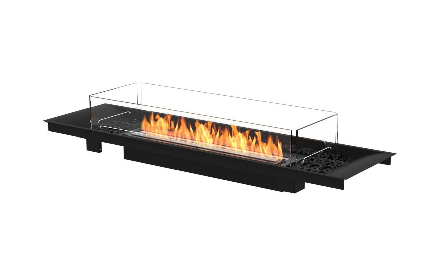 EcoSmart Fire - Linear Curved 65 - Fireplace Insert - Black