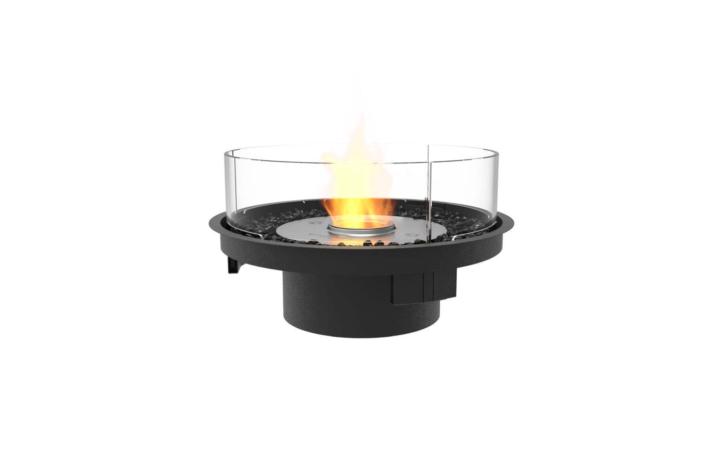 EcoSmart Fire - Round 20 - Fireplace Insert - Black