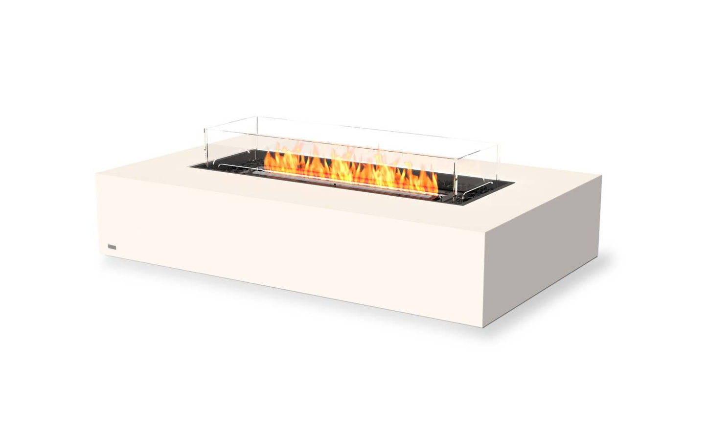 EcoSmart Fire - Wharf 65 - Fire Pit Table - Bone