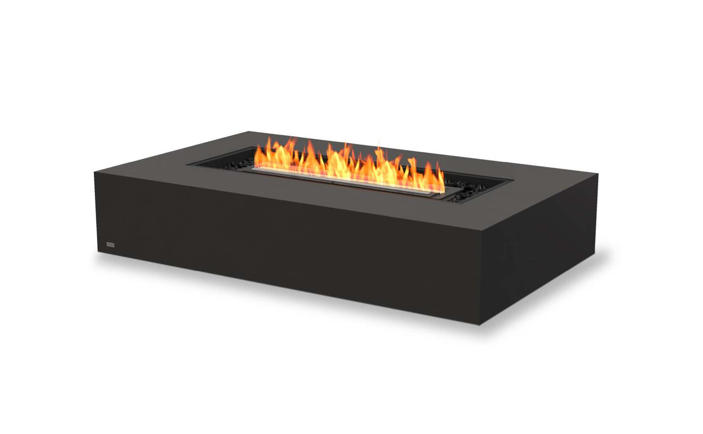 EcoSmart Fire - Wharf 65 - Fire Pit Table - Graphite