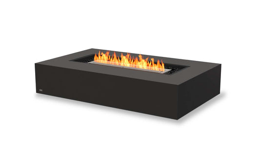 EcoSmart Fire - Wharf 65 - Fire Pit Table - Graphite