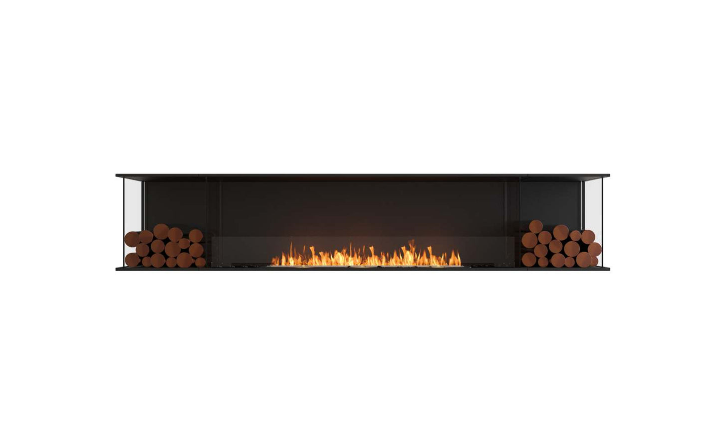 EcoSmart - Flex Fireplace 104BY.BX2 - Bay - Black