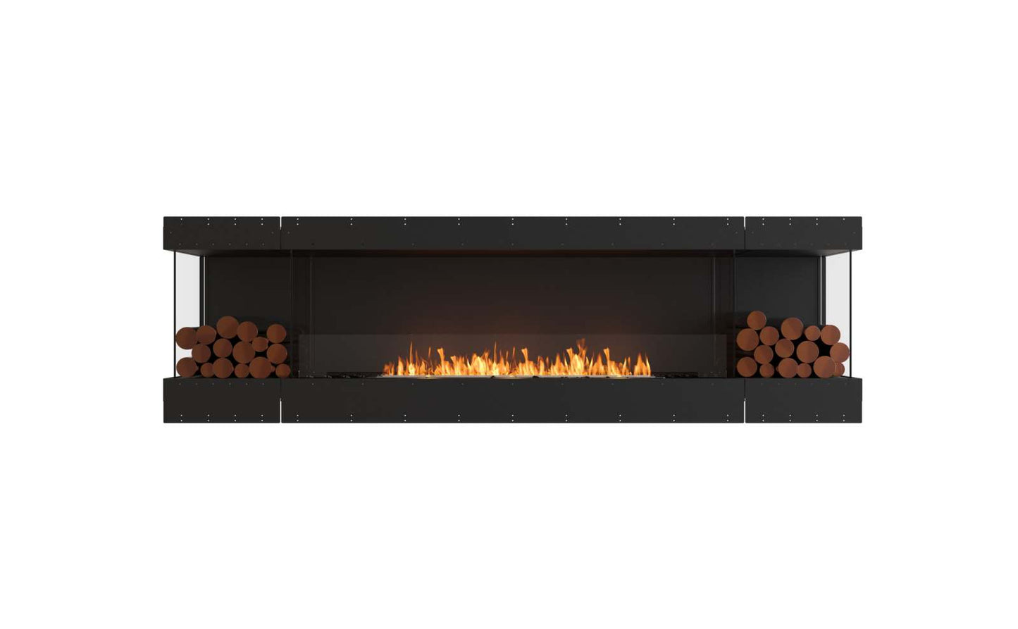 EcoSmart - Flex Fireplace 104BY.BX2 - Bay - Black