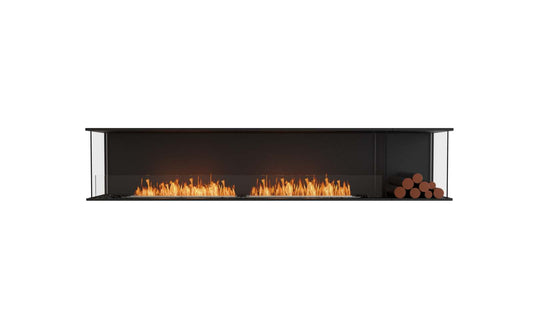 EcoSmart - Flex Fireplace 104BY.BXR - Bay - Black