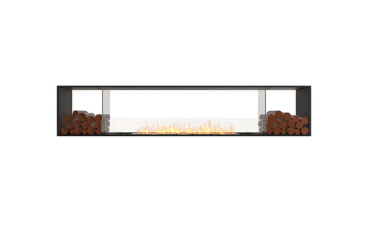 EcoSmart - Flex Fireplace 104DB.BX2 - Double Sided - Black