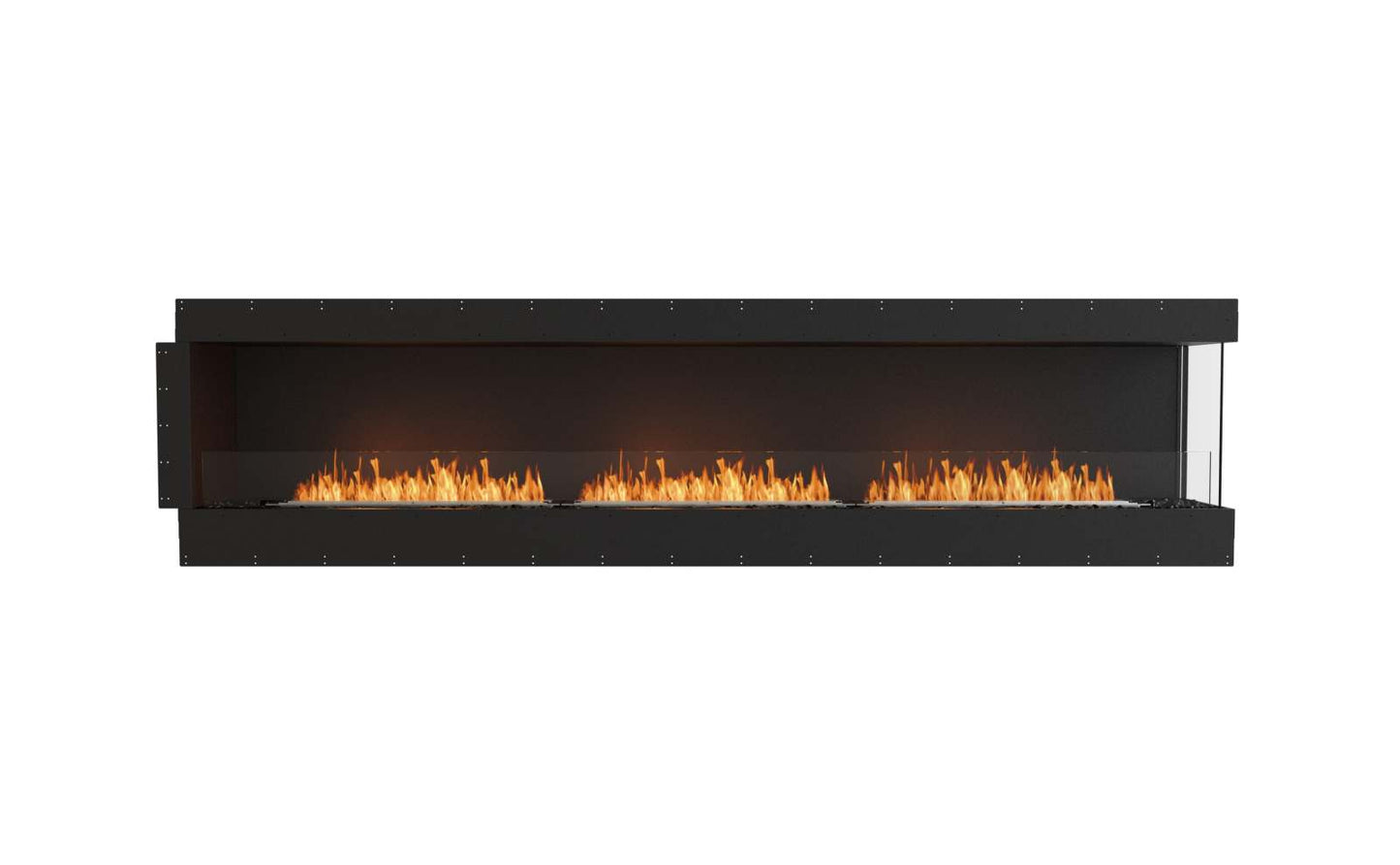 EcoSmart - Flex Fireplace 122RC - Right Corner - Black