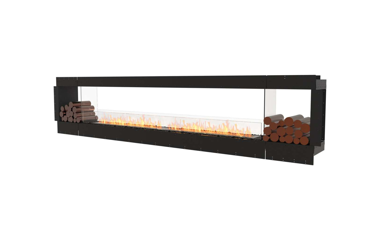 EcoSmart - Flex Fireplace 140DB.BX2 - Double Sided - Black