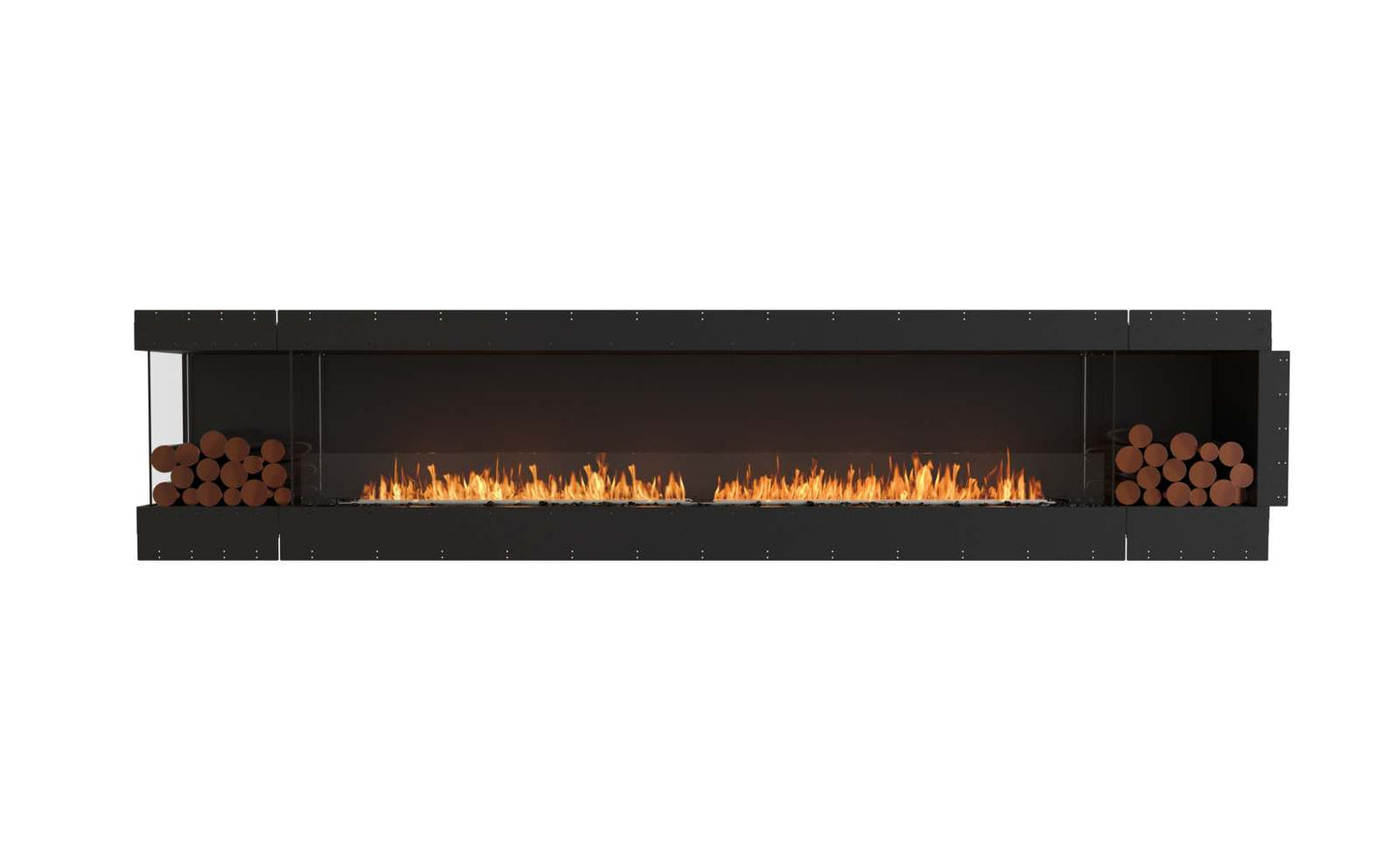 EcoSmart - Flex Fireplace 140LC.BX2 - Left Corner - Black