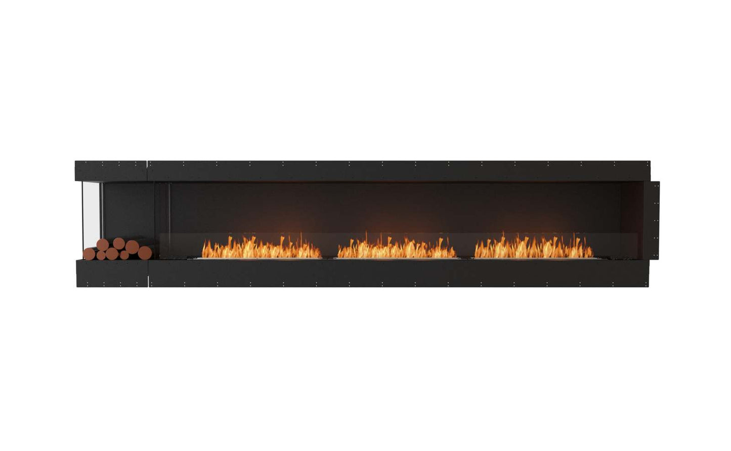 EcoSmart - Flex Fireplace 140LC.BXL - Left Corner - Black