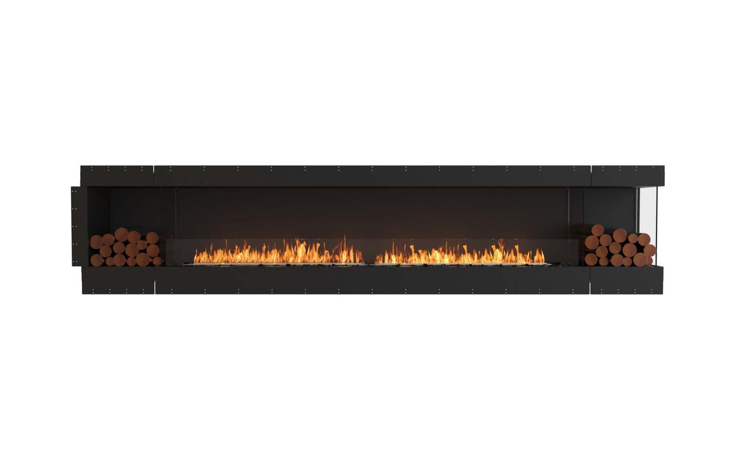 EcoSmart - Flex Fireplace 140RC.BX2 - Right Corner - Black