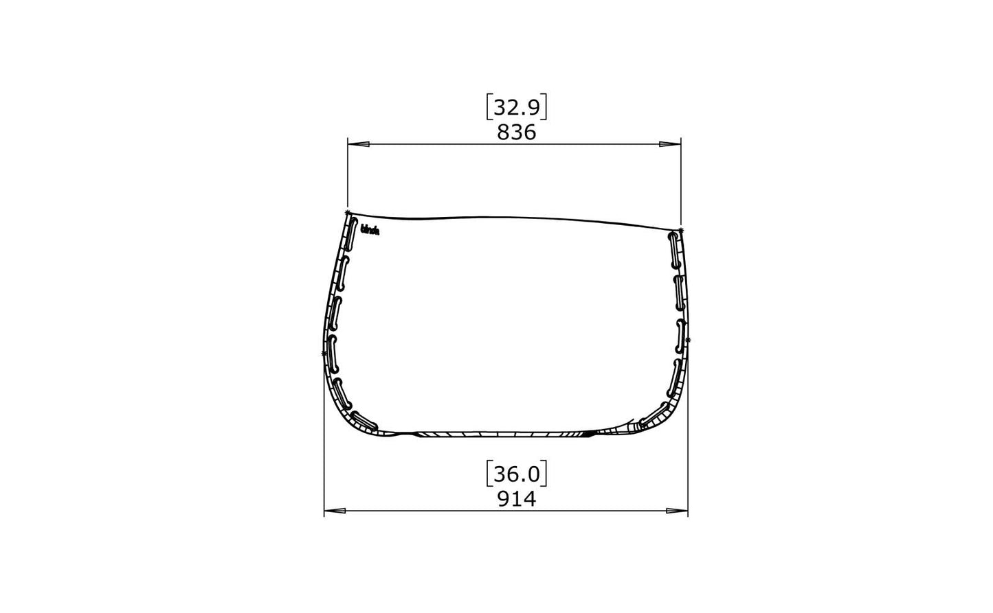 Blinde Design - Stitch 50 - Planter - Natural