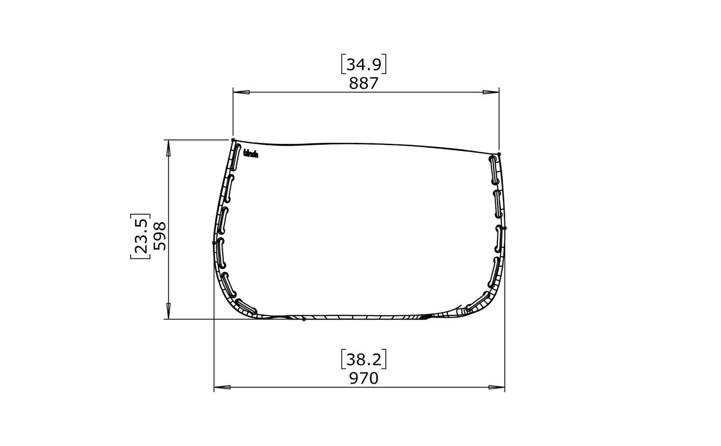 Blinde Design - Stitch 75 - Planter - Natural